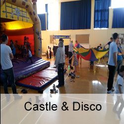 Children's Party Mash up Package. Any Castle and Disco