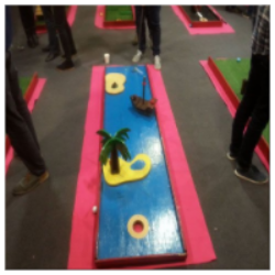 Crazy Mini Golf (Indoor or Outside)